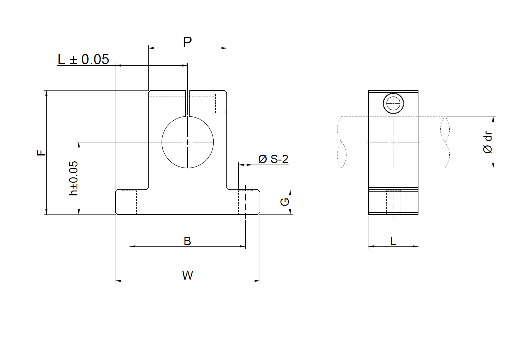 LM Shaft Support - GSK Series