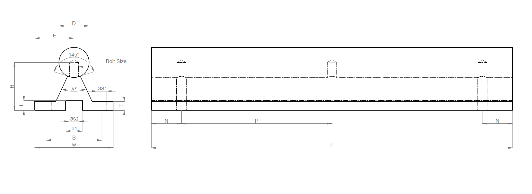 LM Shaft Support - GSWSP-E Series